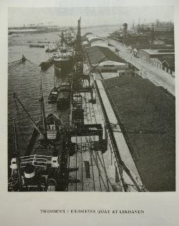 Loodsen Thomsen's havenbedrijf aan Lekhaven,...