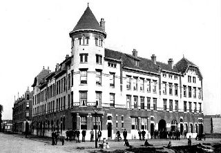 Kantoor en pakhuis Thomsen & Co, ca. 1905