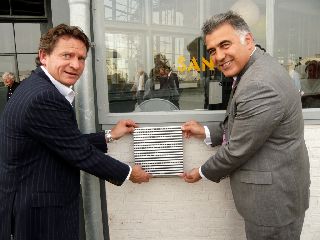Architectuurplaquette voor Vertrekhal Oranjelijn