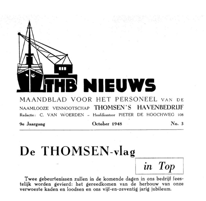 Kop THB Nieuws, 1948