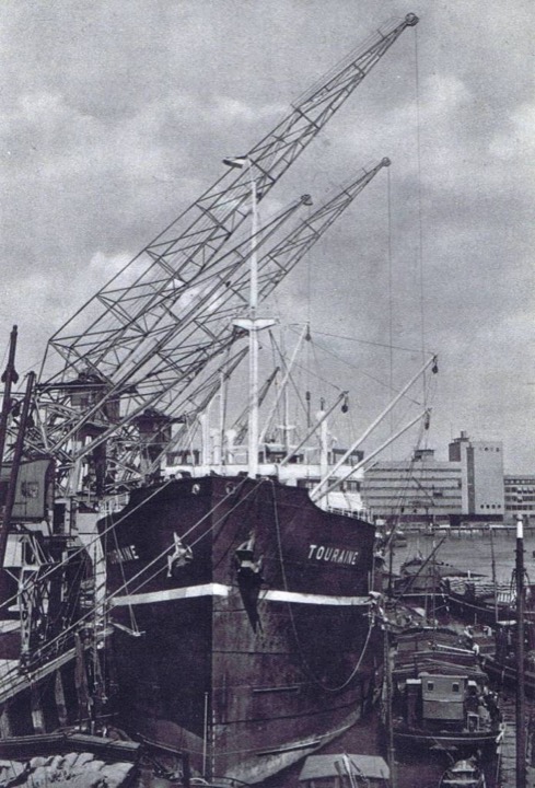 Wipkranen aan de Lekhaven, 1938
